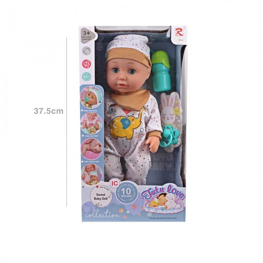 Boneca 10 Sons Tutu Love 37.5X11X20.5cm