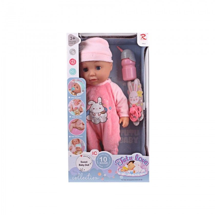 Boneca 10 Sons Tutu Love 37.5X11X20cm Boneca 10 Sons Tutu Love 37.5X11X20cm