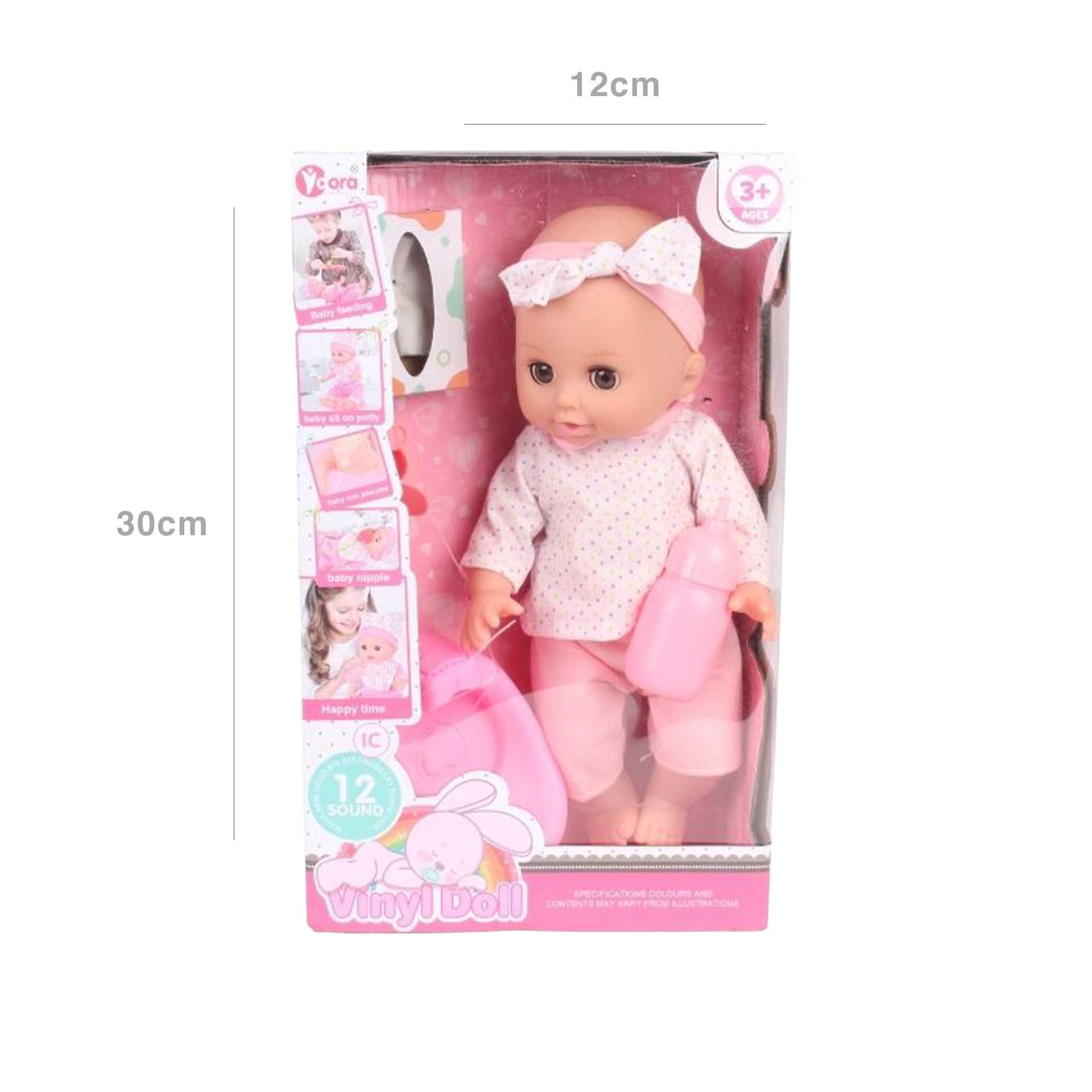 Boneca 12 Sons Vinyl Doll 30X7X12cm