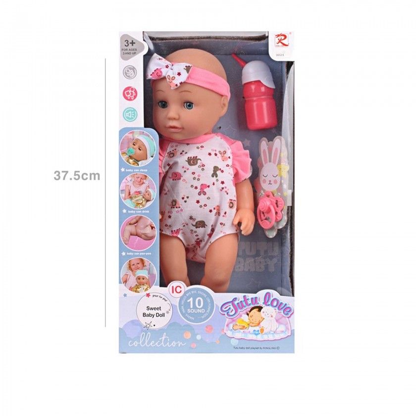 Boneca 10 Sons Tutu Love 37.5X11X20.5cm Boneca 10 Sons Tutu Love 37.5X11X20.5cm