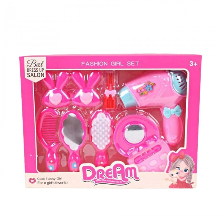 Conjunto Beleza Fashion Girl Set 19X6X25cm Conjunto Beleza Fashion Girl Set 19X6X25cm