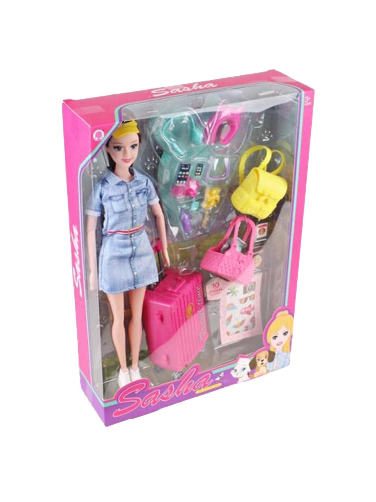 Boneca Sasha Travel Time 23X33cm