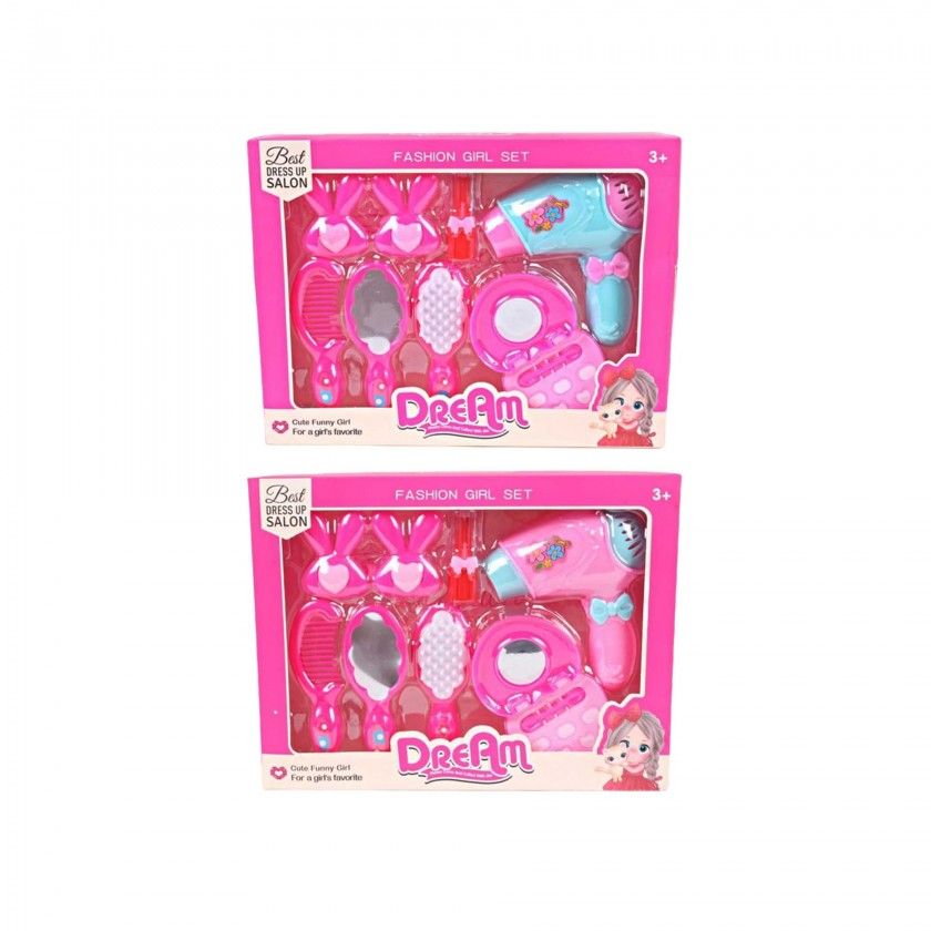 Conjunto Beleza Fashion Girl Set 19X6X25cm Conjunto Beleza Fashion Girl Set 19X6X25cm