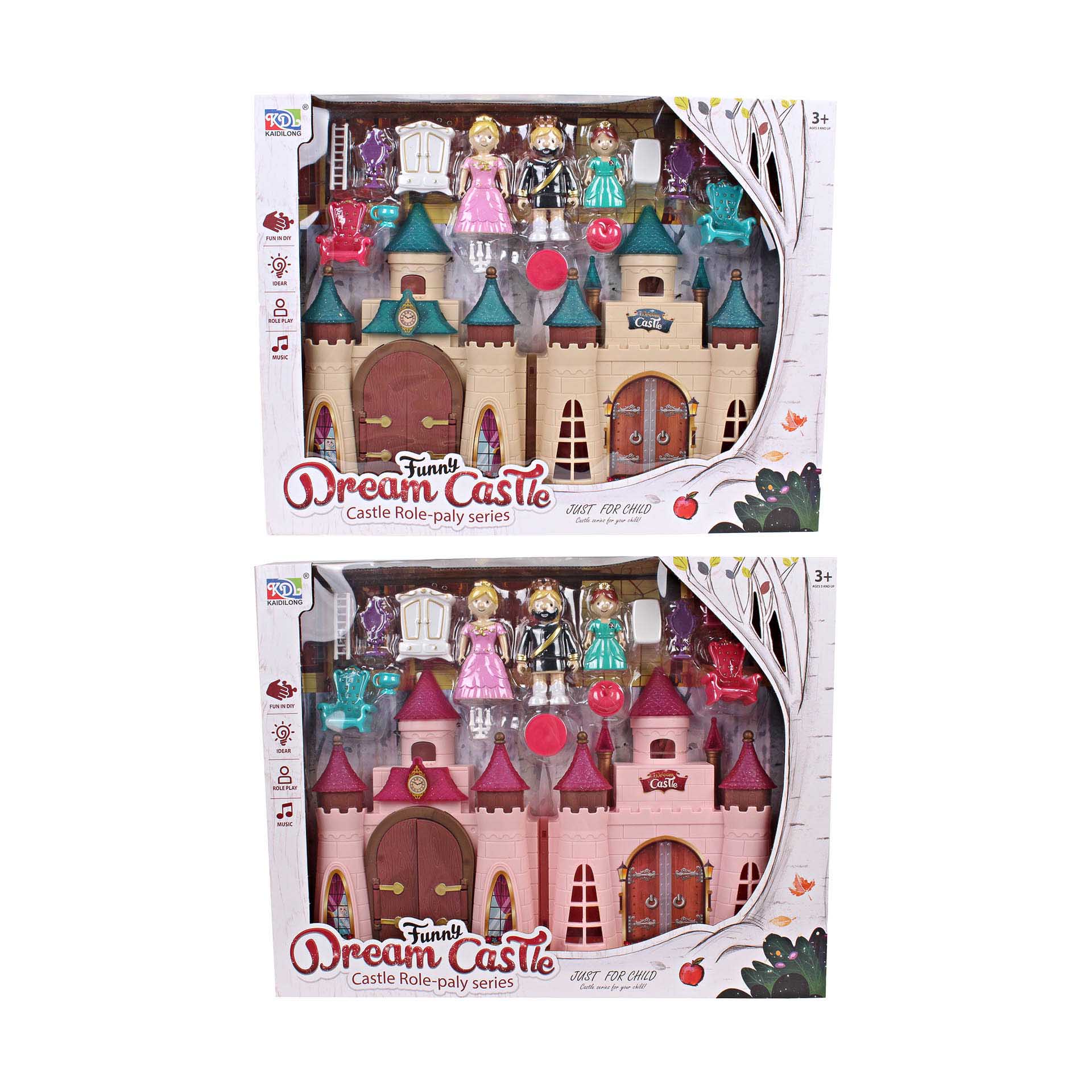 Casa Dream Castle com Acessórios 30X8X40cm