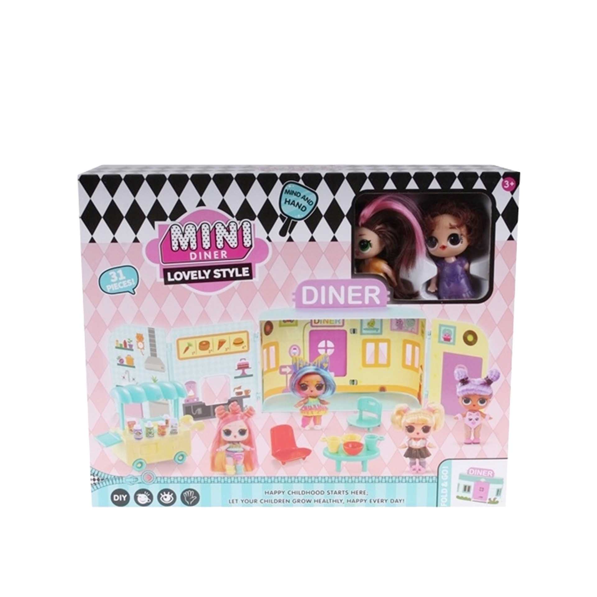 Casa Diner com Acessórios 26X8.5X33cm