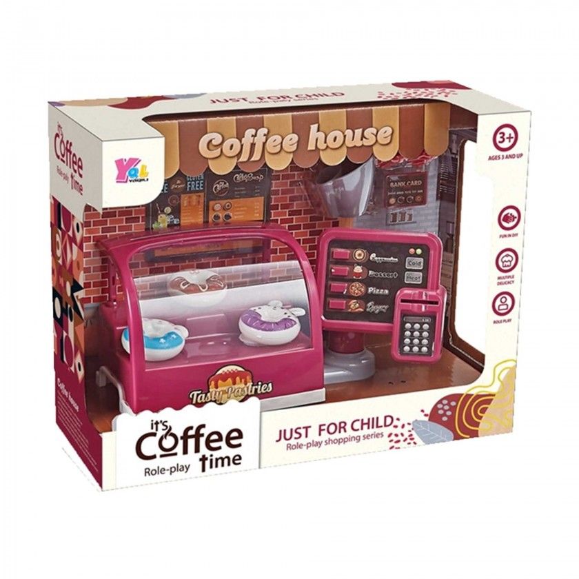 Conjunto Alimentos Coffee House 30X18X23cm