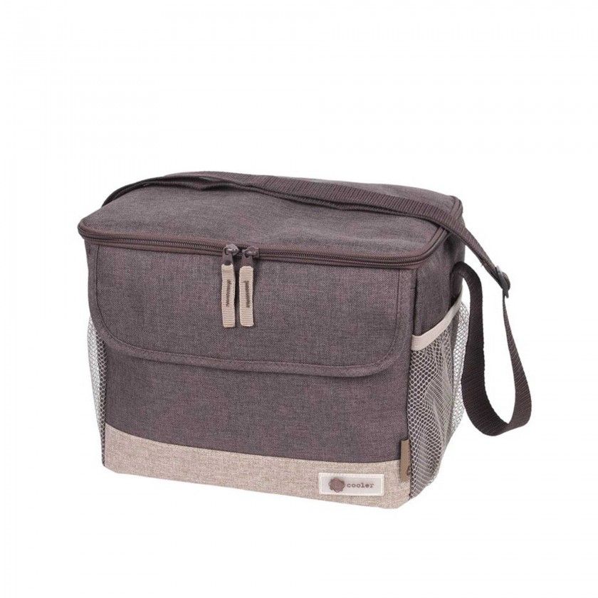 Saco Térmico Castanho 15L 30X21X23cm Saco Térmico Castanho 15L 30X21X23cm