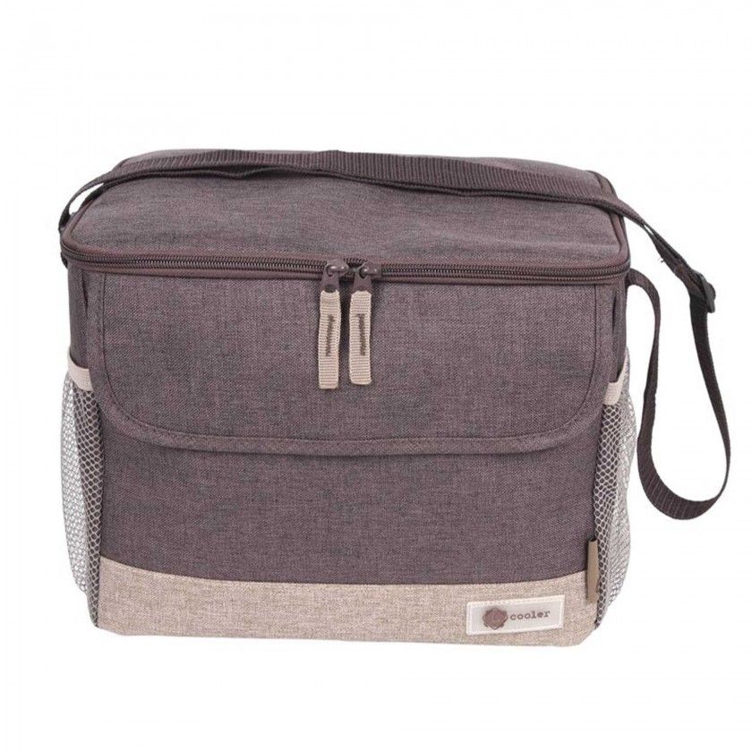 Saco Térmico Castanho 15L 30X21X23cm Saco Térmico Castanho 15L 30X21X23cm