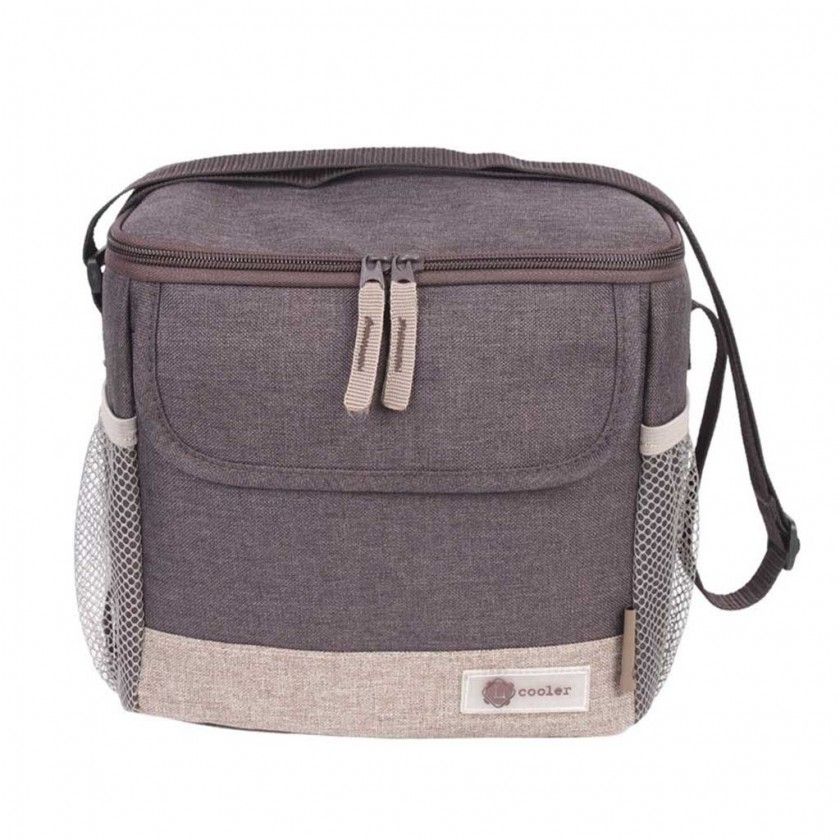 Saco Térmico Castanho 8L 23X15.5X22cm Saco Térmico Castanho 8L 23X15.5X22cm