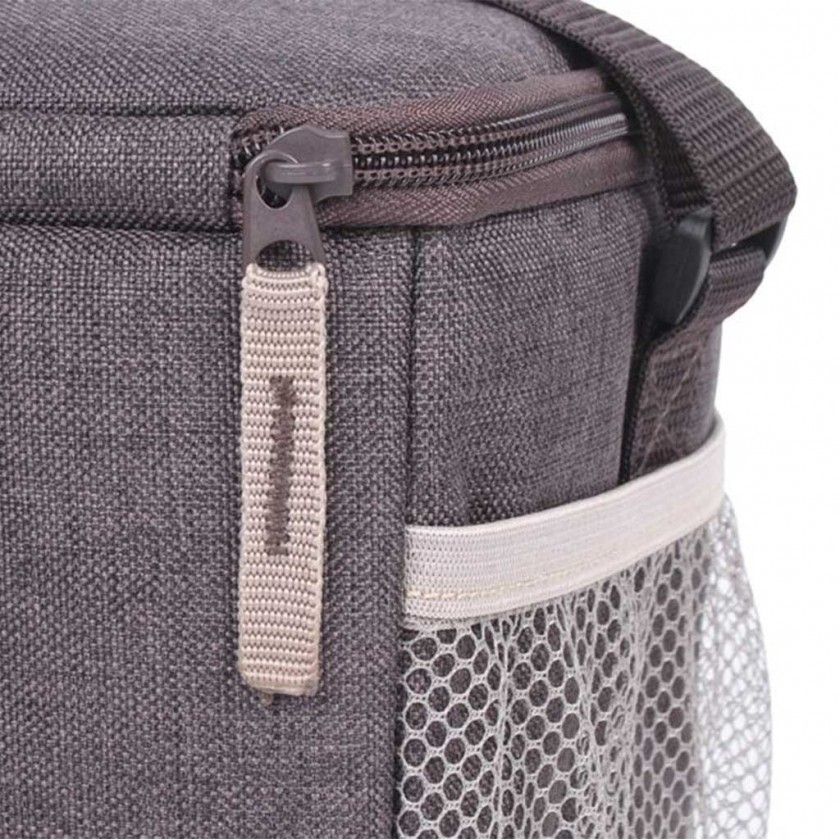 Saco Térmico Castanho 6L 21X17X17cm Saco Térmico Castanho 6L 21X17X17cm