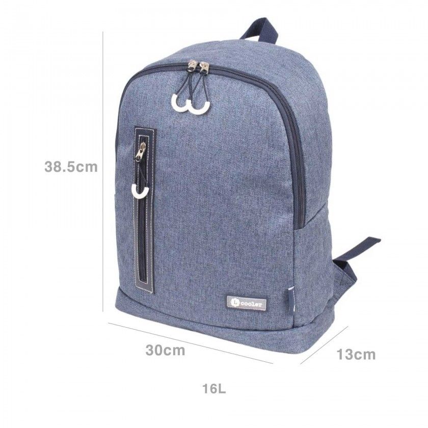 Mochila Térmica Azul 16L 30X13X38.5cm Mochila Térmica Azul 16L 30X13X38.5cm