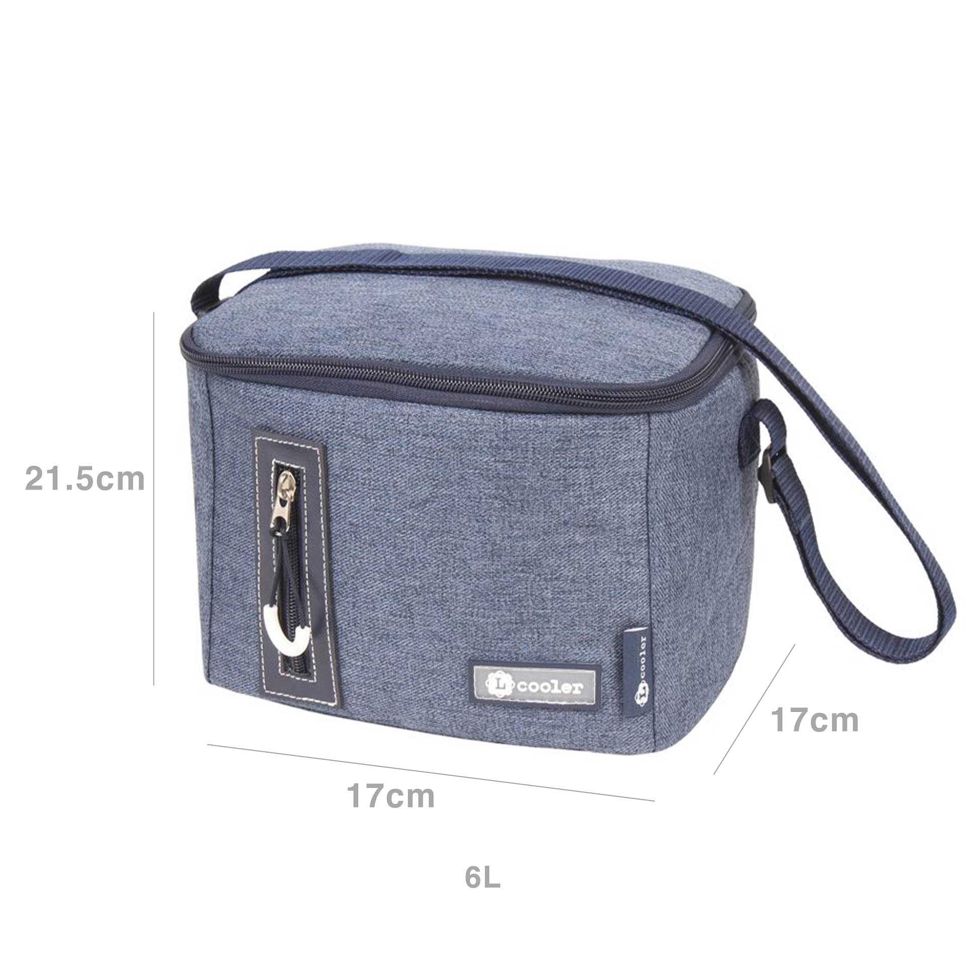 Saco Térmico Azul 6L 17X17X21.5cm