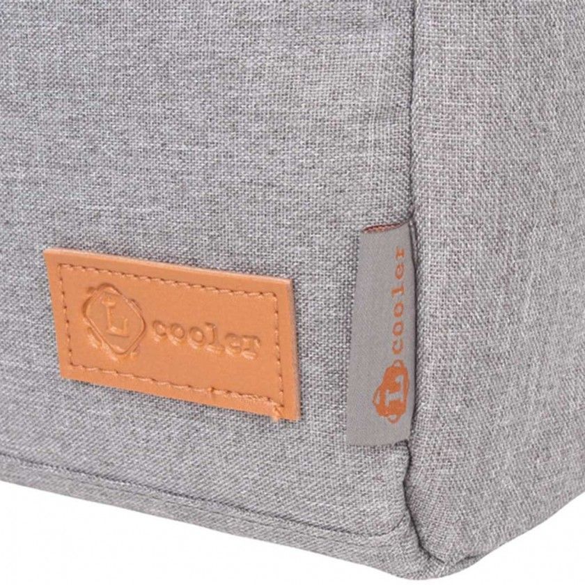 Saco Térmico Cinza 8L 23X14.5X24cm Saco Térmico Cinza 8L 23X14.5X24cm