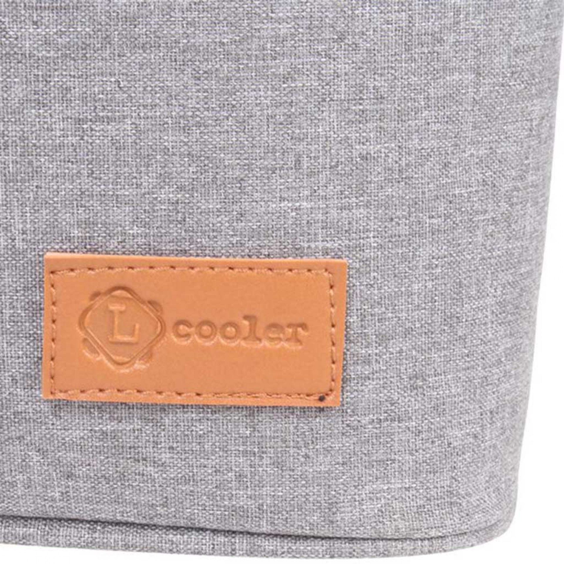 Saco Térmico Cinza 6L 20X15X20cm