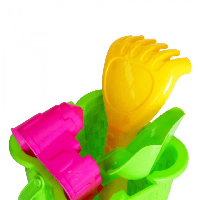 Balde Brinquedo Praia 4 Peas