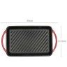 Grelhador Ferro Esmalte Retangular 33X21.5cm Grelhador Ferro Esmalte Retangular 33X21.5cm