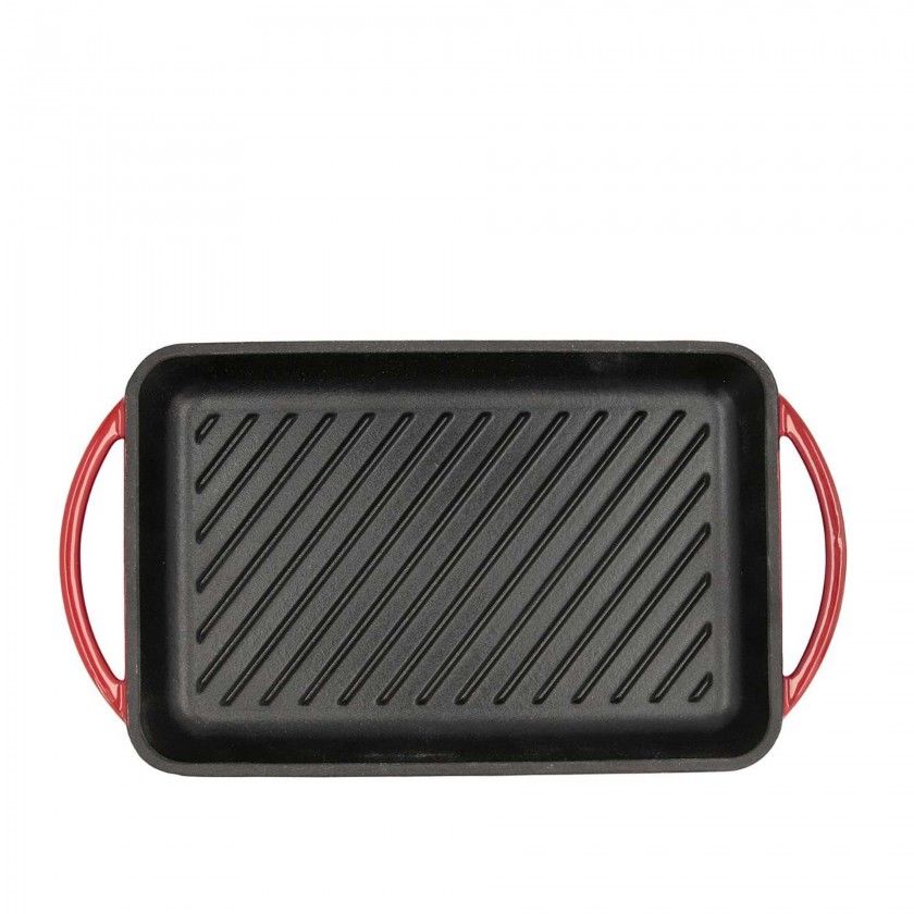 Grelhador Ferro Esmalte Retangular 33X21.5cm Grelhador Ferro Esmalte Retangular 33X21.5cm