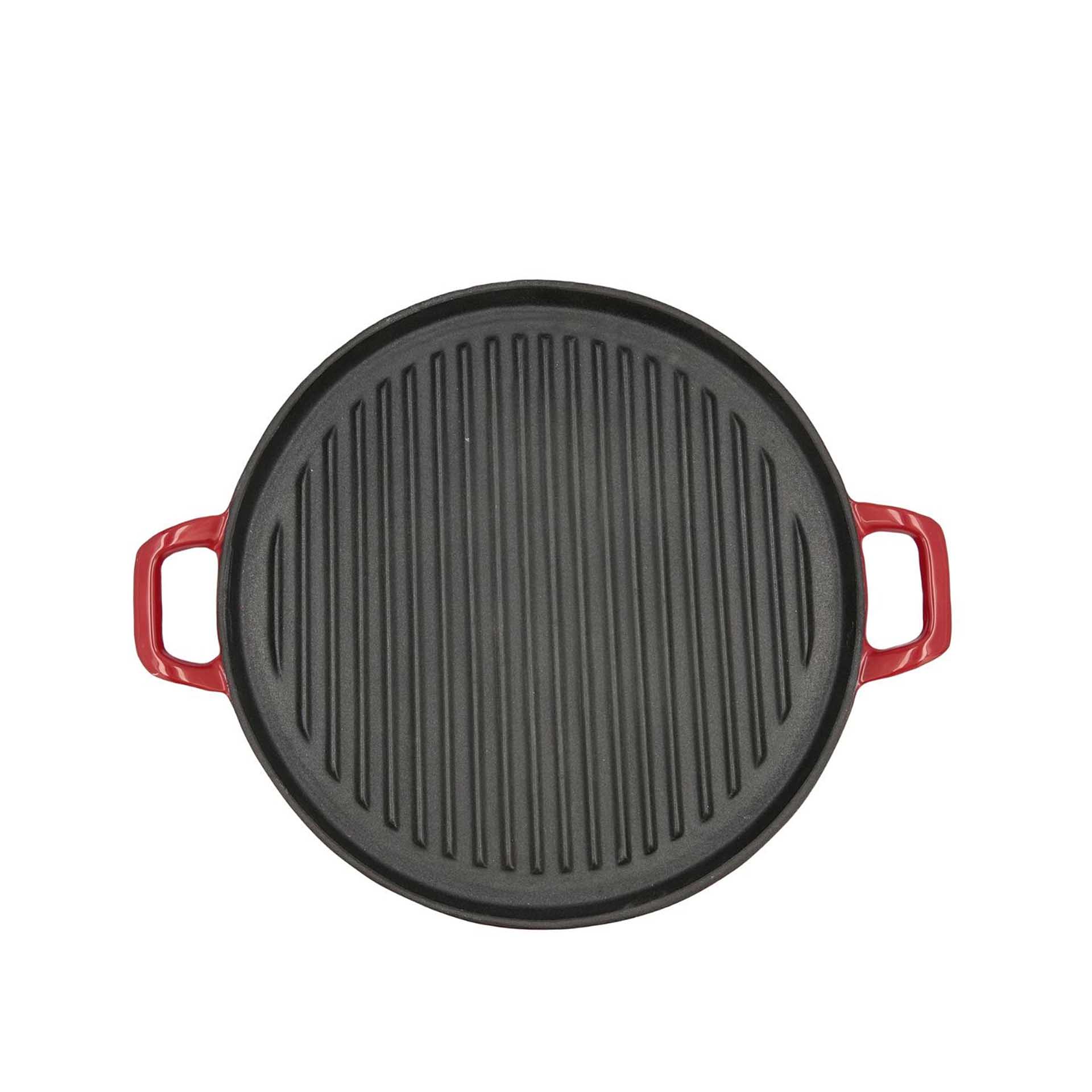 Grelhador Ferro Esmalte Redondo 32cm