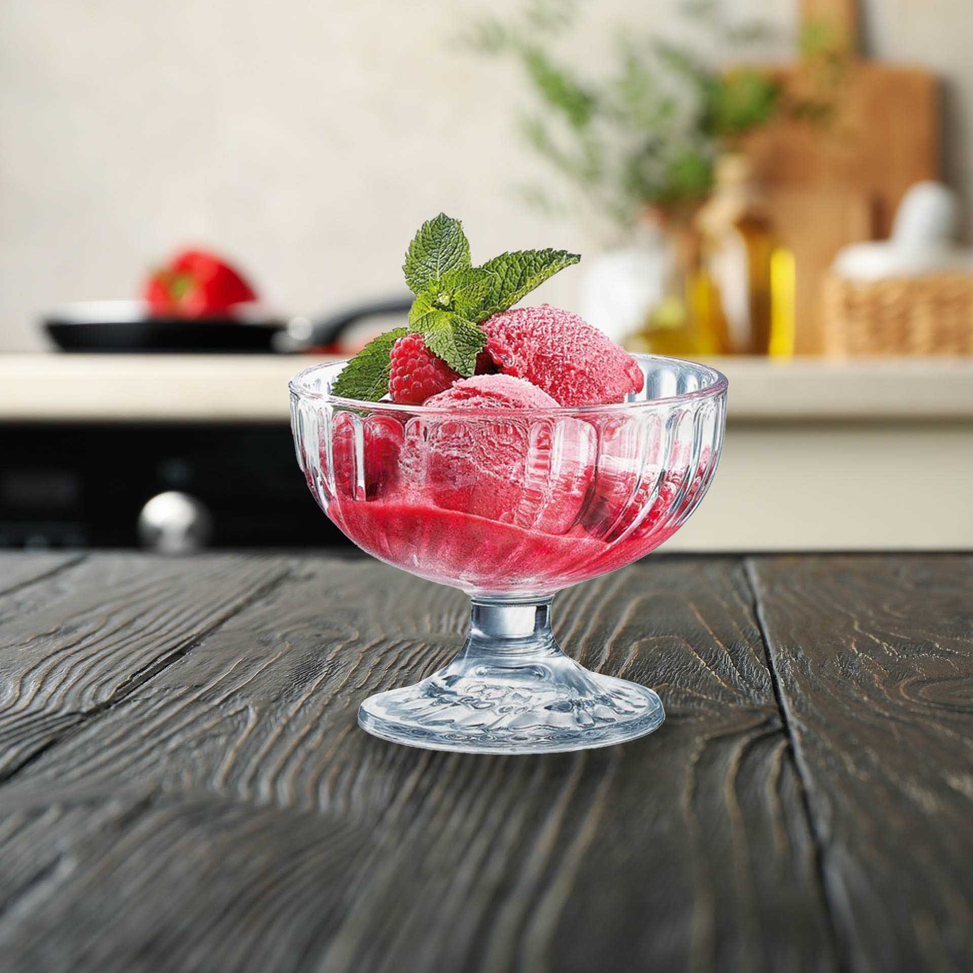 Taça Gelado Vidro 38cl Pack 6