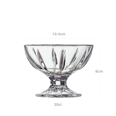 Taça Gelado Vidro Seychelles 20cl 10.4X8cm Pack 6 - Image product