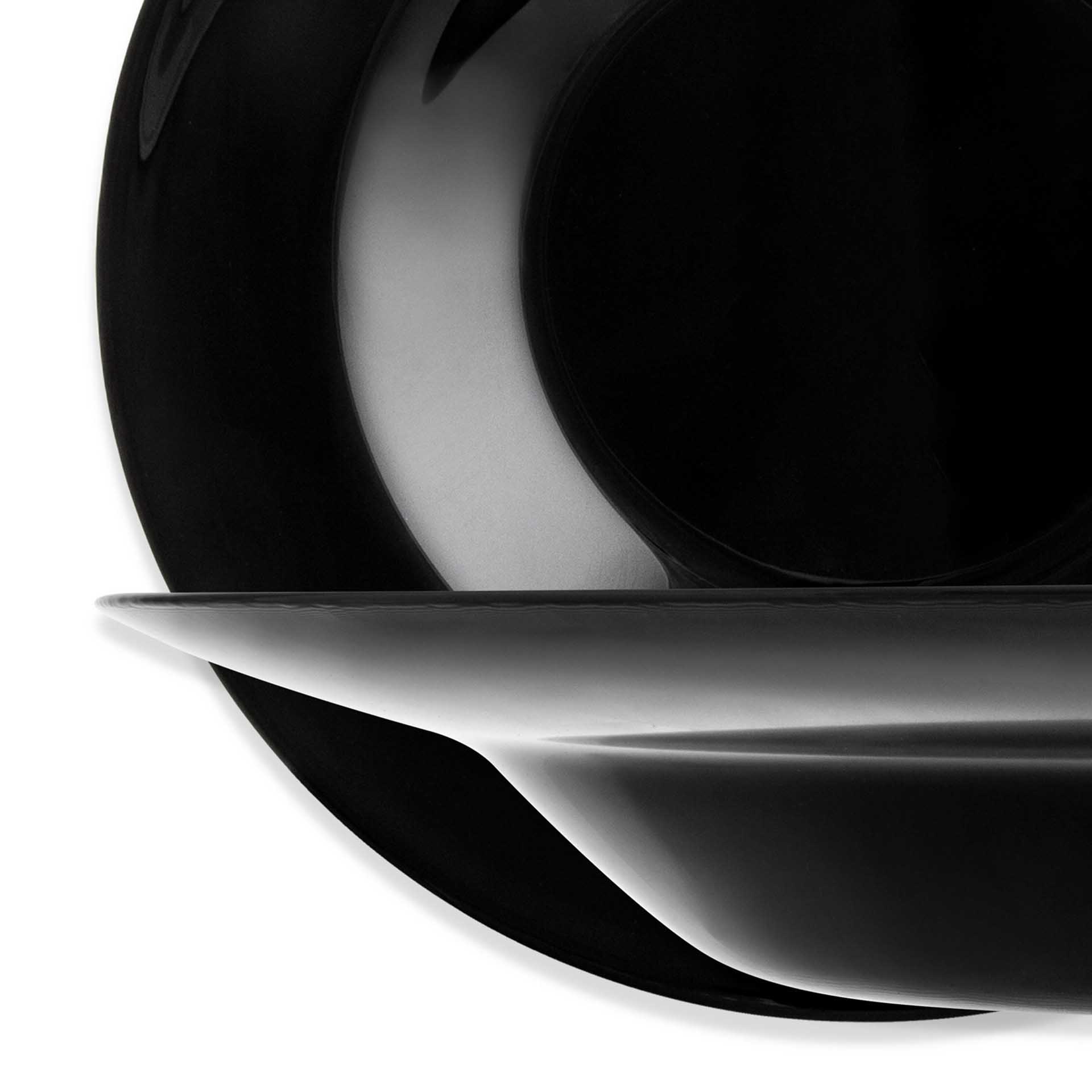 Prato Pasta Friends Time Preto 28.5cm