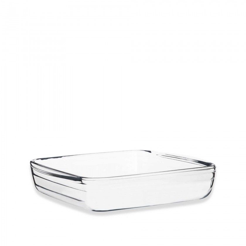 Assadeira Vidro Quadrada 1600ml 25X22cm