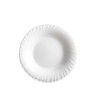 Prato Vidro Opaco Feston Sopa Branco 23cm Prato Vidro Opaco Feston Sopa Branco 23cm