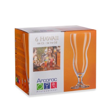 Copo Cerveja Hawaii 44cl Pack 6