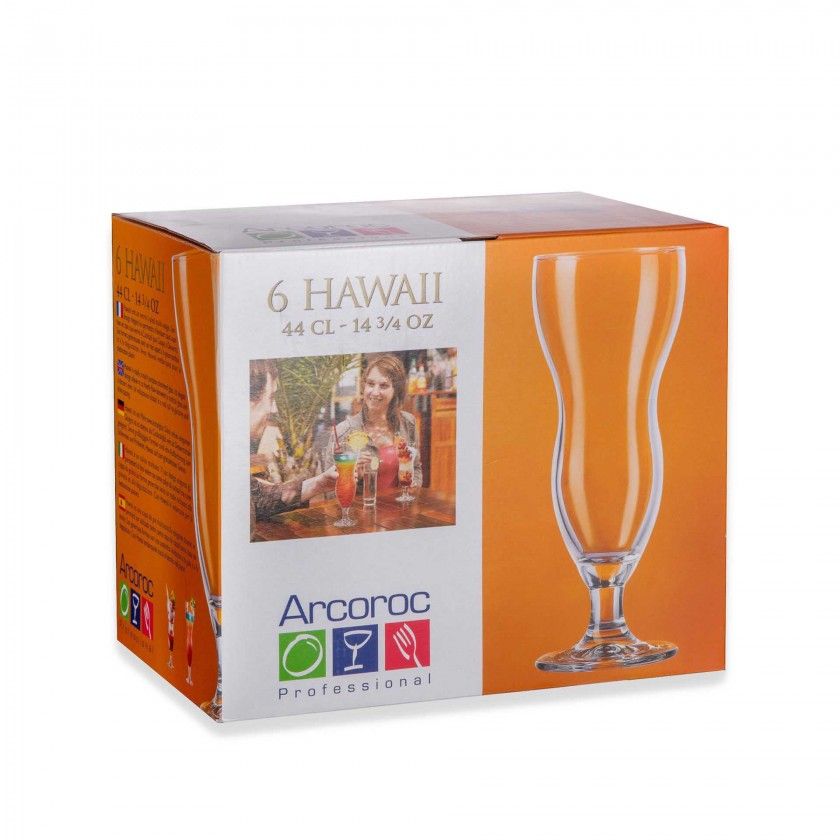 Copo Cerveja Hawaii 44cl Pack 6