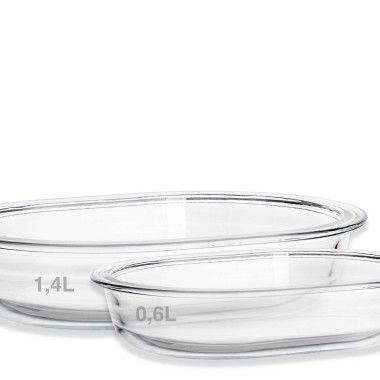 Forma Bolo Oval 600ml 19X14X4cm