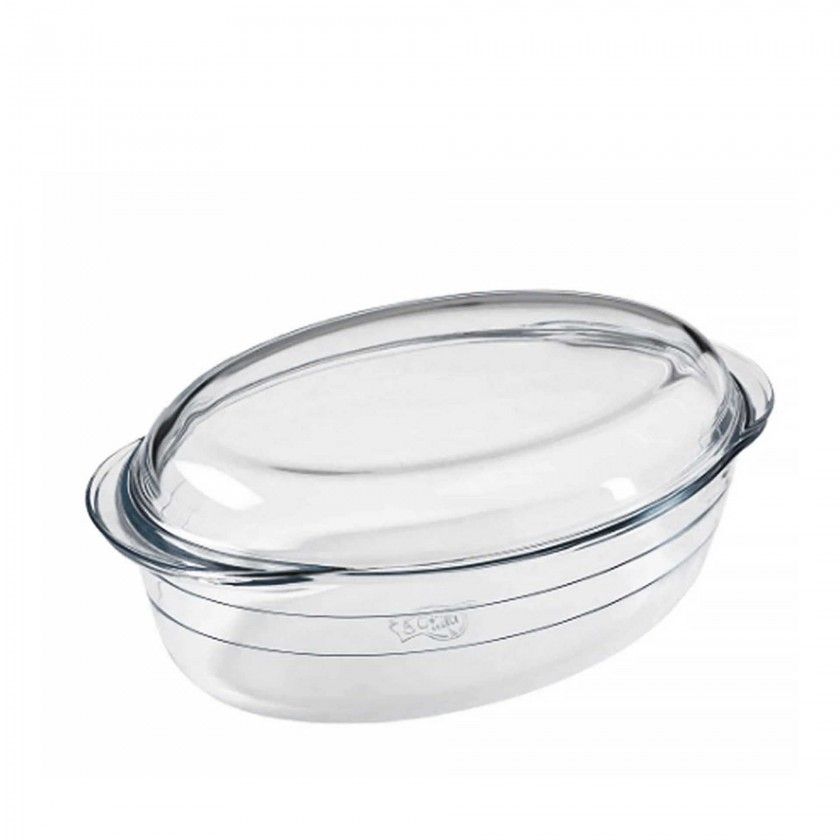 Caarola Oval com Tampa 3L 33X20X12cm