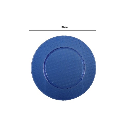 Prato Rombos Azul 32cm - Image product