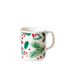 Caneca Porcelana Azevinhos 500ml 9.5X13X10.5cm