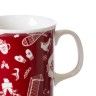 Caneca Porcelana Neve 500ml 9.5X13X10.5cm