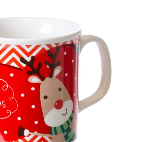 Caneca Porcelana Rena 500ml 9.5X13X10.5cm - Image product