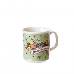 Caneca Porcelana Mery Christmas 500ml 9.5X13X10.5cm
