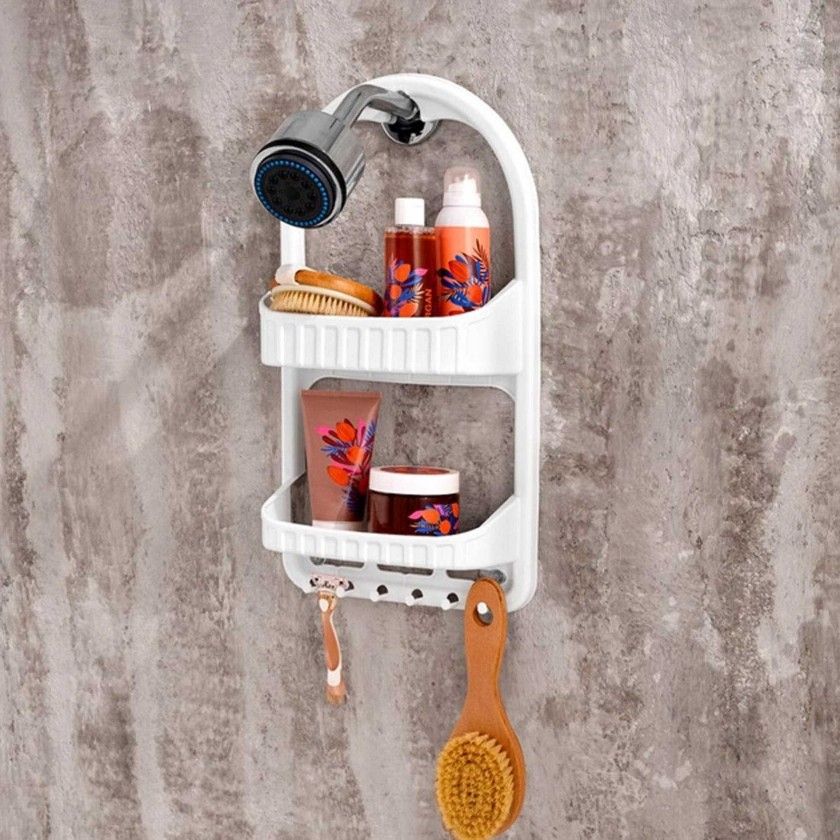 Estante Wc Plástica 50X27cm Estante Wc Plástica 50X27cm