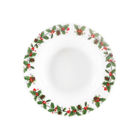 Prato Porcelana Azevinho Sopa Redondo 22cm - Image product