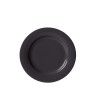 Prato Sobremesa Cinza Escuro Ø22.5CM Prato Sobremesa Cinza Escuro Ø22.5CM