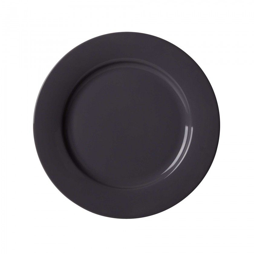 Prato Ladeiro Cinza Escuro Ø27CM Prato Ladeiro Cinza Escuro Ø27CM
