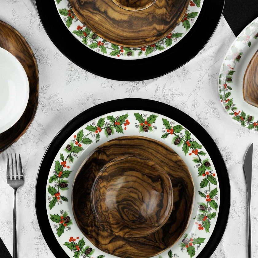 Travessa Porcelana Azevinho Oval 30X21cm Travessa Porcelana Azevinho Oval 30X21cm