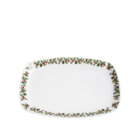 Travessa Porcelana Azevinho Retangular - Image product