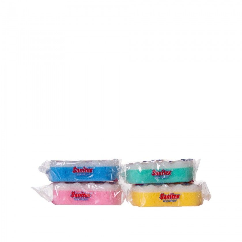 Esponja Banho Oval 15X5cm