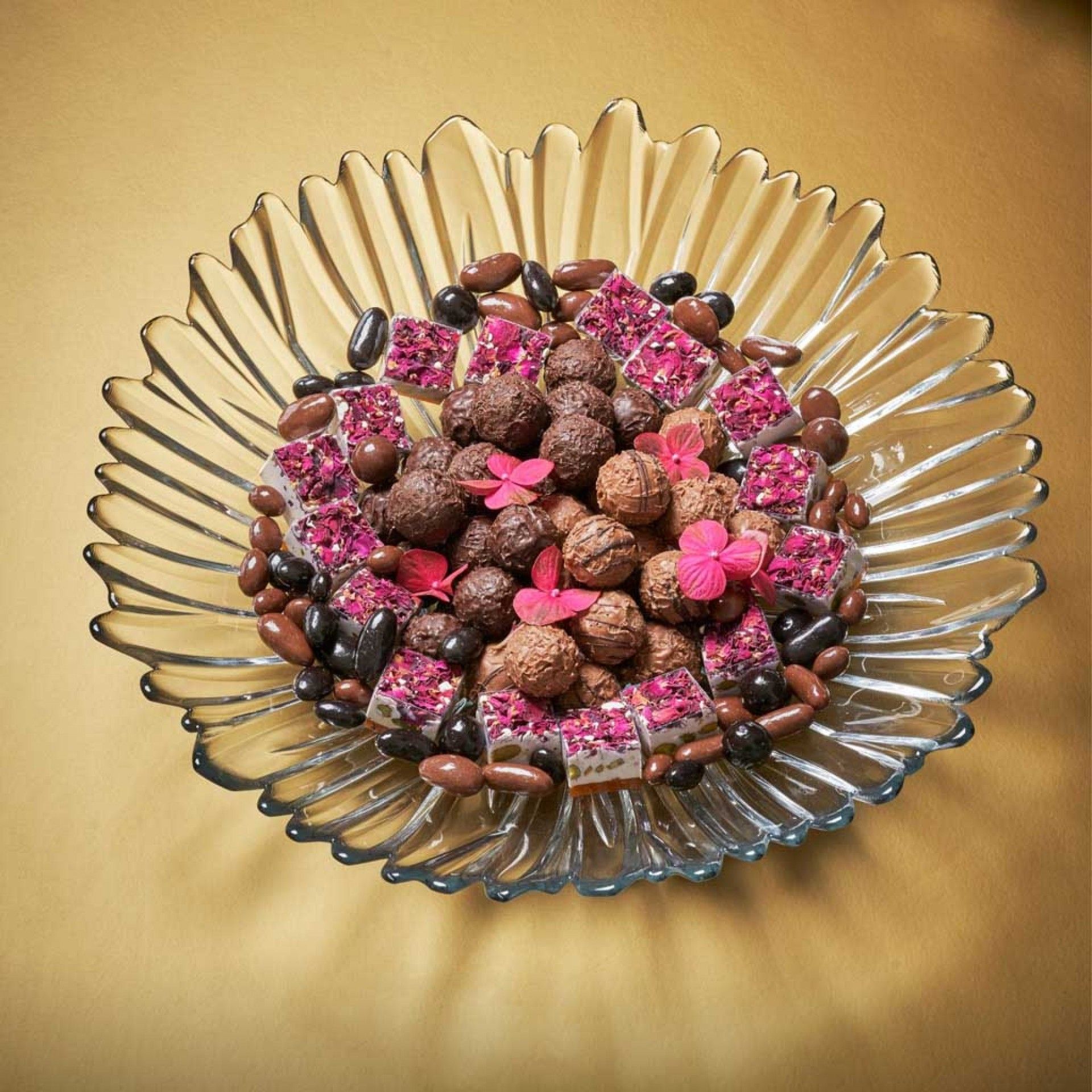 Taça Vidro Aurora 38X9.3cm