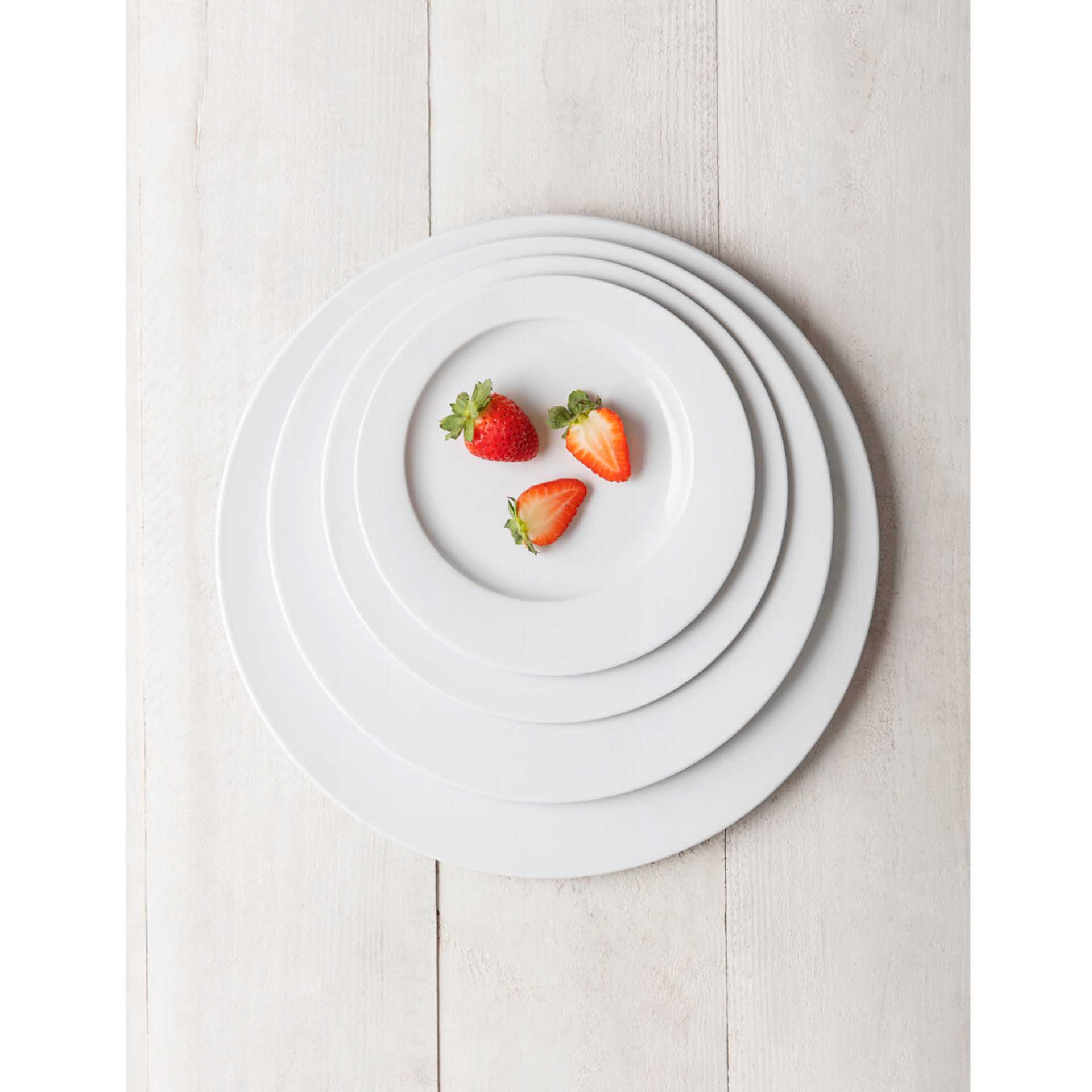 Prato Fundo Eclipse Branco 28CM