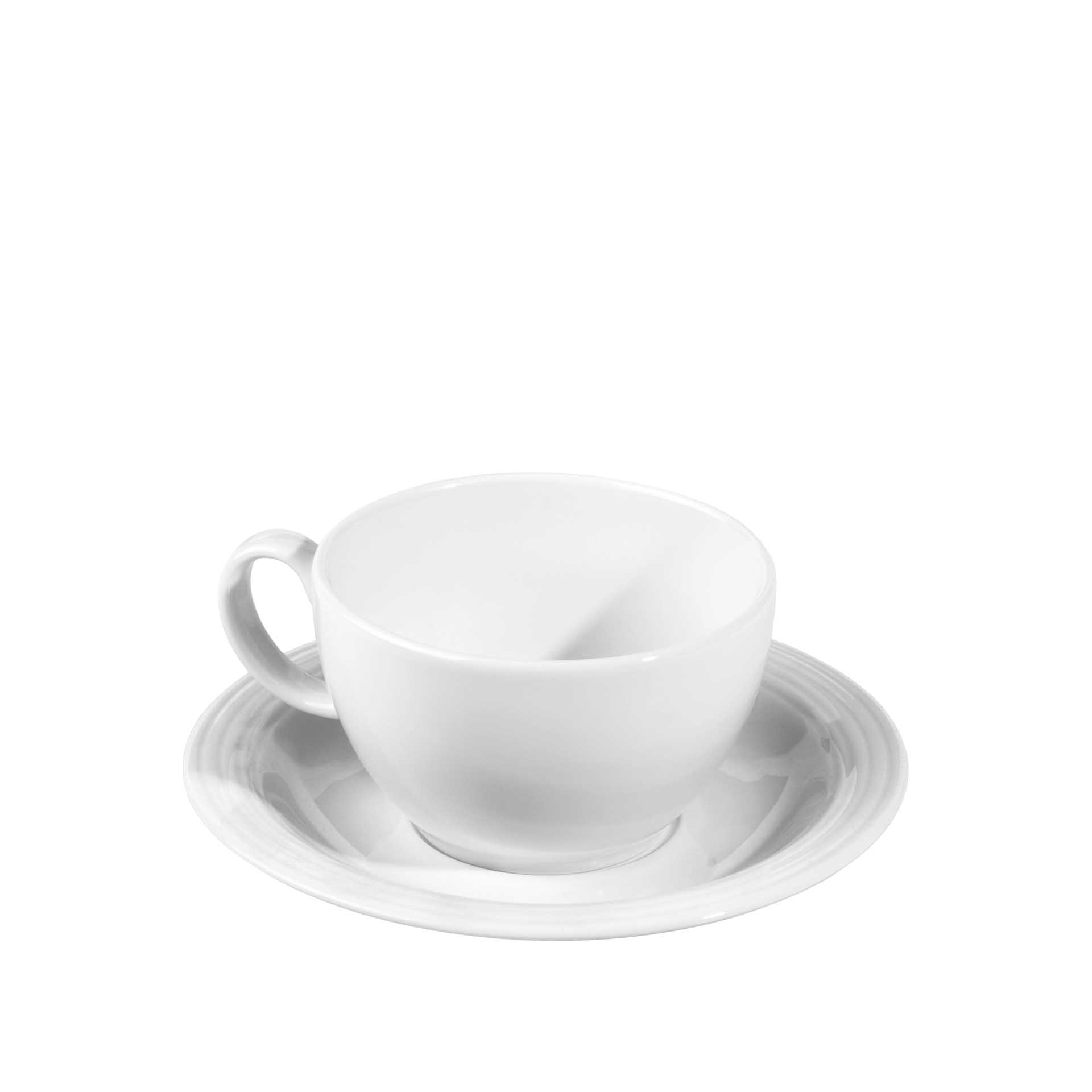 Chávena com Prato Duo Branco