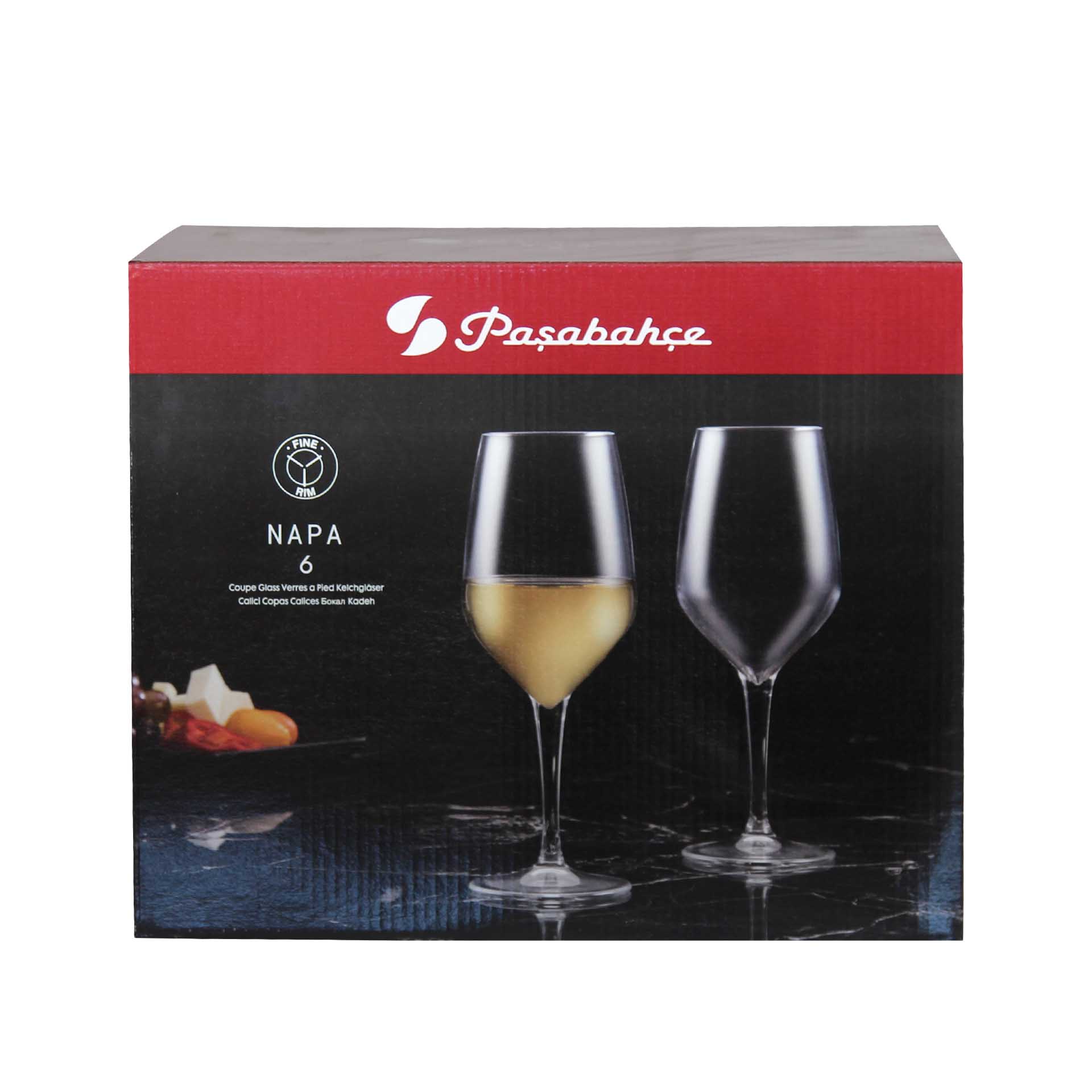 Copo com Pé Napa 58cl Pack 6