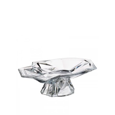 Prato Cristal Bohemia Enigma Com P� 35.5CM