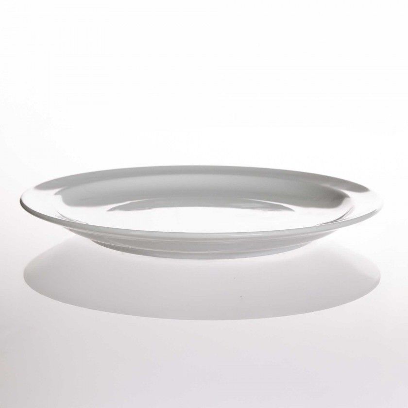 Prato Europa Raso Branco 25cm Prato Europa Raso Branco 25cm