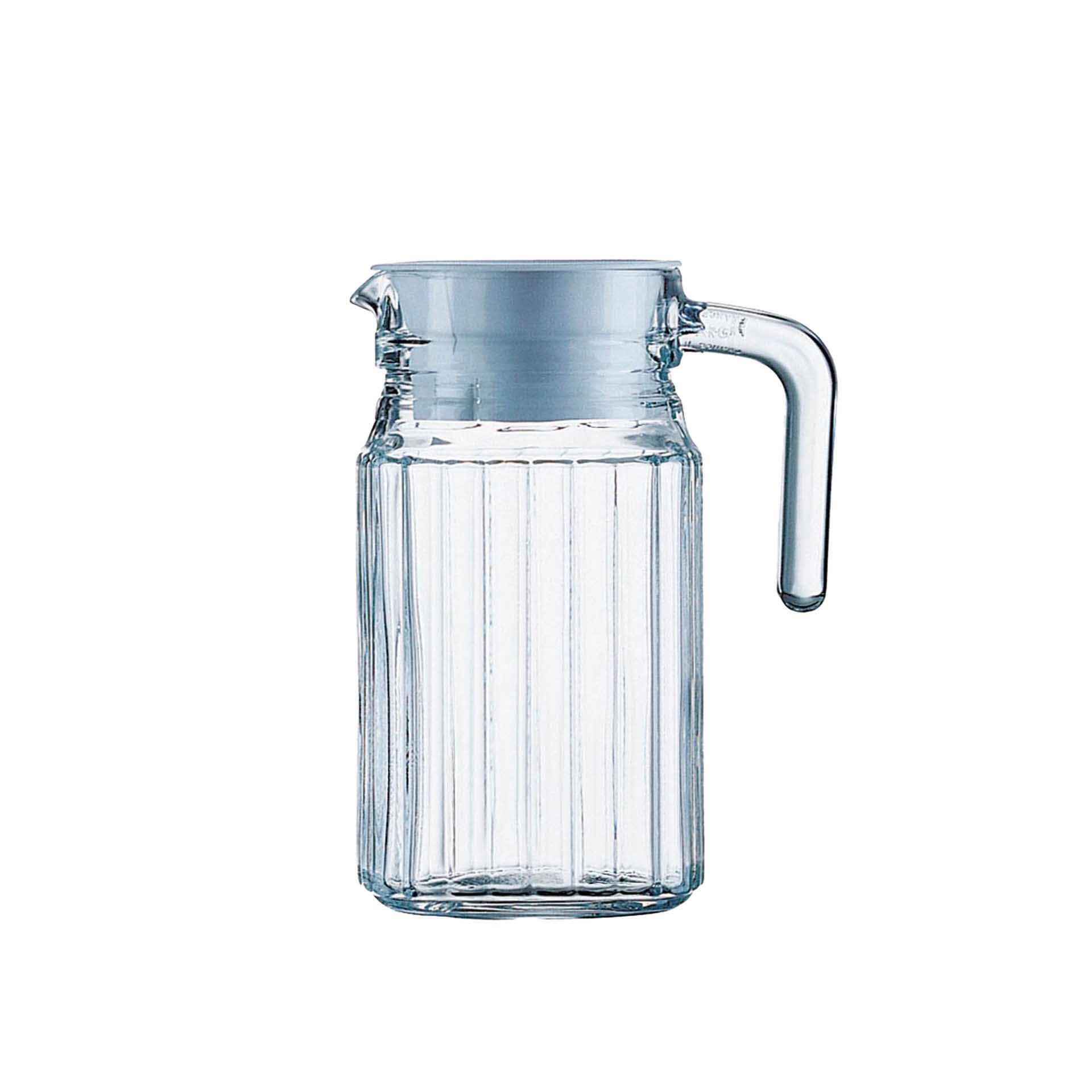 Jarro Quadro com Asa / Tampa Quadrado 500ml 16cm